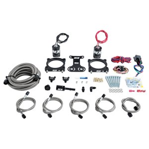 Ford Mustang Nitrous Oxide Kit - Nitrous Express - Dual Throttle Body Plate System w/o Bottle - `24-`27